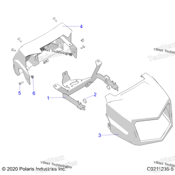 BODY, HEADLIGHT POD