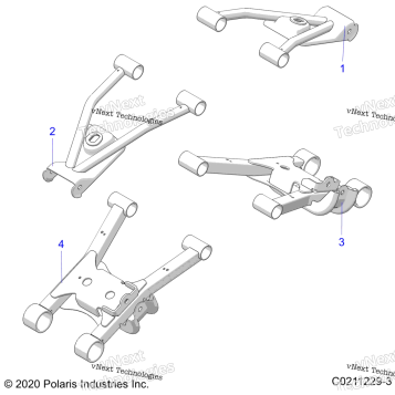 SUSPENSION, REAR CONTROL ARMS