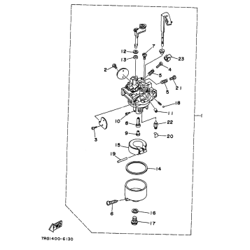CARBURETOR 3 YG4600DX MANUAL CHOKE