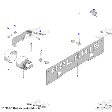 ELECTRICAL, FOG LAMP & FRONT REGISTRATION PLATE A22SLS95FJ