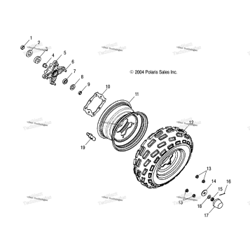 WHEEL, FRONT /AB/AC/AD