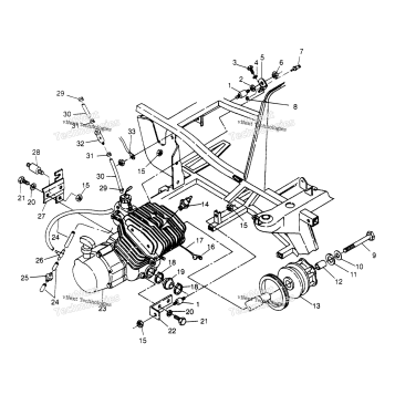 ENGINE MOUNTING 6X6 300