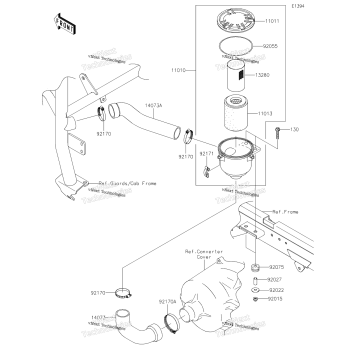 AIR CLEANER-BELT CONVERTER