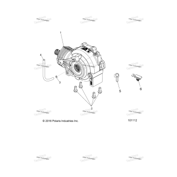 DRIVE TRAIN, FRONT GEARCASE