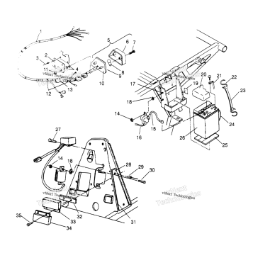 ELECTRICAL/TAILLIGHT ASSEMBLY 4X4 300