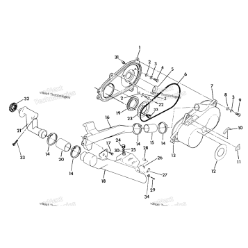 CLUTCH COVER ASSEMBLY 350 2X4
