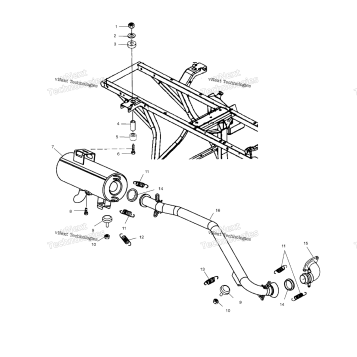 EXHAUST SYSTEM A02CD50AA/AB/FB