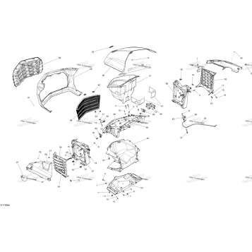 BODY AND ACCESSORIES - FRONT STORAGE - PACKAGE STANDARD