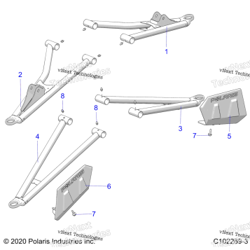 SUSPENSION, FRONT AARMS