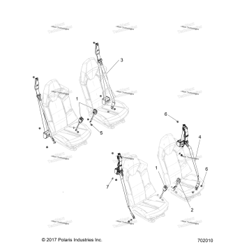 BODY, SEAT BELT MOUNTING