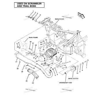 ENGINE & MUFFLER MOUNTING