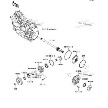 FRONT BEVEL GEAR