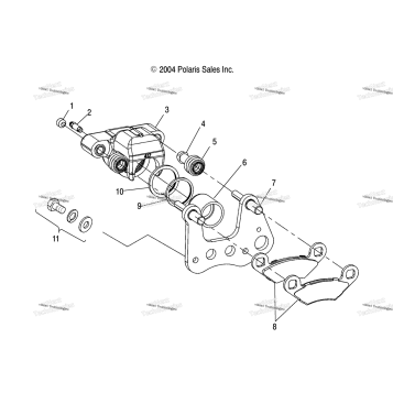 FRONT BRAKE CALIPER