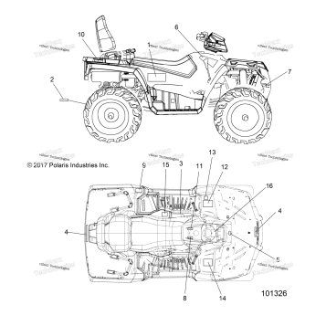 BODY, DECALS A18SDA57B7/E57B5
