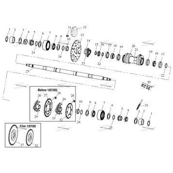 MIDDLE DRIVE A02CL50AA/DA