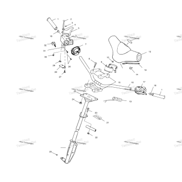 STEERING HANDLEBAR S00SD5BS