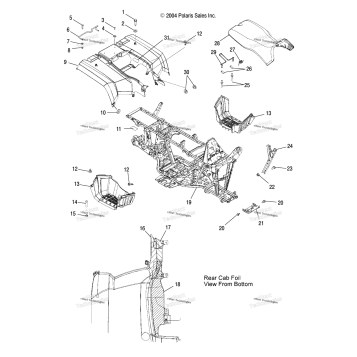 REAR CAB & SEAT /AS/AT/AU/AW