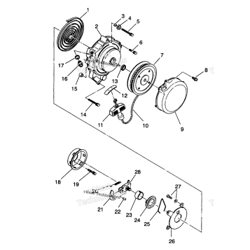 RECOIL STARTER 4X4 250