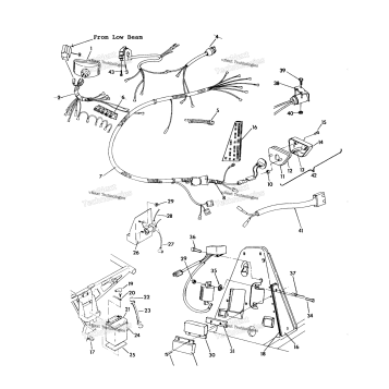 WIRING HARNESS 350 4X4 / W928139