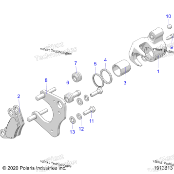BRAKES, FRONT CALIPER