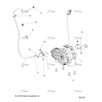 DRIVE TRAIN, FRONT GEARCASE MOUNTING