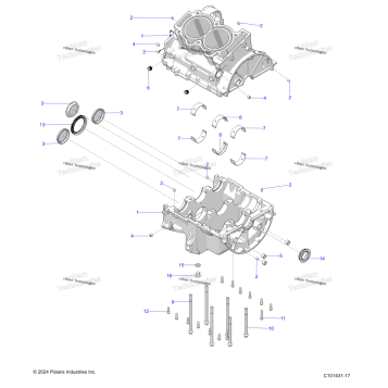 ENGINE, CRANKCASE
