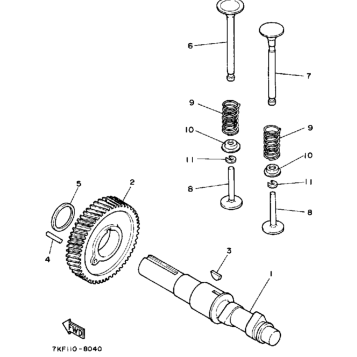 CAMSHAFT - VALVE