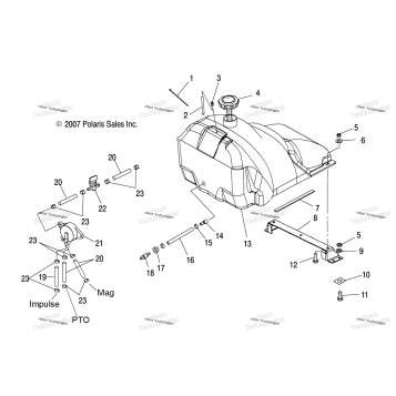 FUEL SYSTEM, FUEL TANK & PUMP