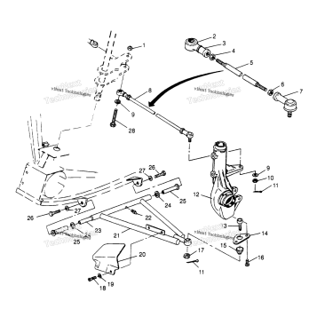 AARM/STRUT MOUNTING 4X4 400L