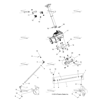 STEERING, STEERING POST ASM