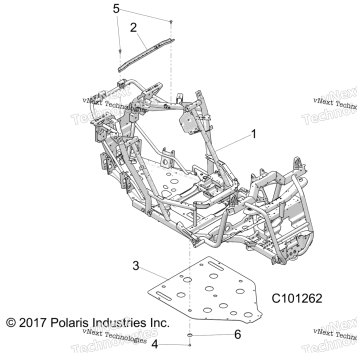 CHASSIS, MAIN FRAME AND SKID PLATE