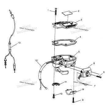 CONTROLS THROTTLE ASM./CABLE 4X4 400L