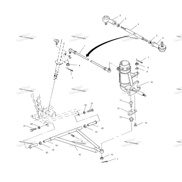 STEERING/AARM ASSEMBLY