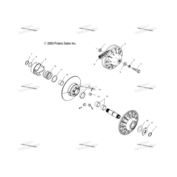 DRIVEN CLUTCH A04CD32FB