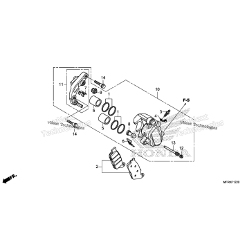 FRONT BRAKE CALIPER (1)