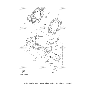 FRONT BRAKE CALIPER
