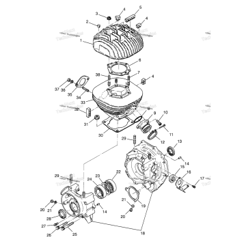 CRANKCASE & CYLINDER XPRESS (4935923592D004)