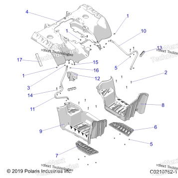 BODY, REAR CAB & FOOTWELL