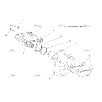BRAKE CALIPER, FRONT