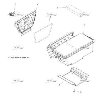 BODY, STORAGE, REAR