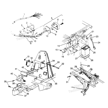 ELECTRICAL/TAILLIGHT ASSEMBLY 4X4 400L