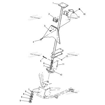 STEERING POST XPLORER 400L