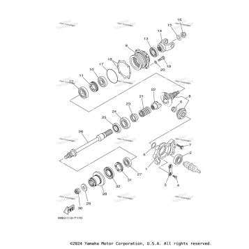 MIDDLE DRIVE GEAR