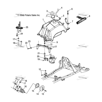 FUEL SYSTEM & CARBURETOR MOUNTING /AB/AC