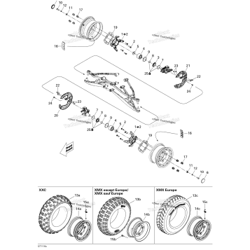 DRIVE SYSTEM, FRONT XMX EUROPE