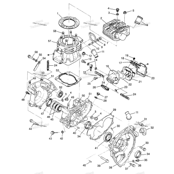 CRANKCASE & CYLINDER SCRAMBLER