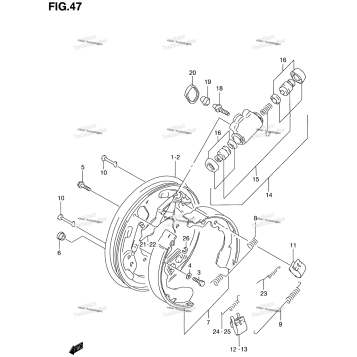 FRONT WHEEL BRAKE