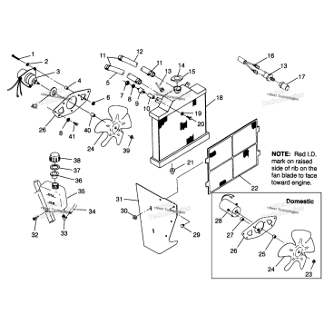 COOLING SYSTEM MAGNUM 4X4 & SWEDISH MAGNUM 4X4 S968144