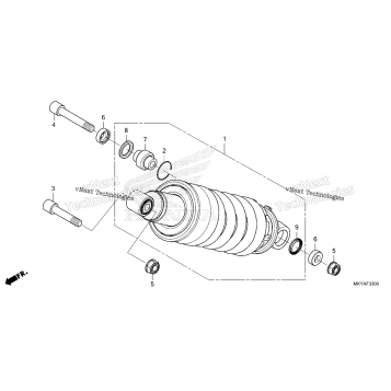 REAR SHOCK ABSORBER