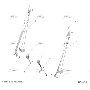 BODY, SEAT BELT MOUNTING